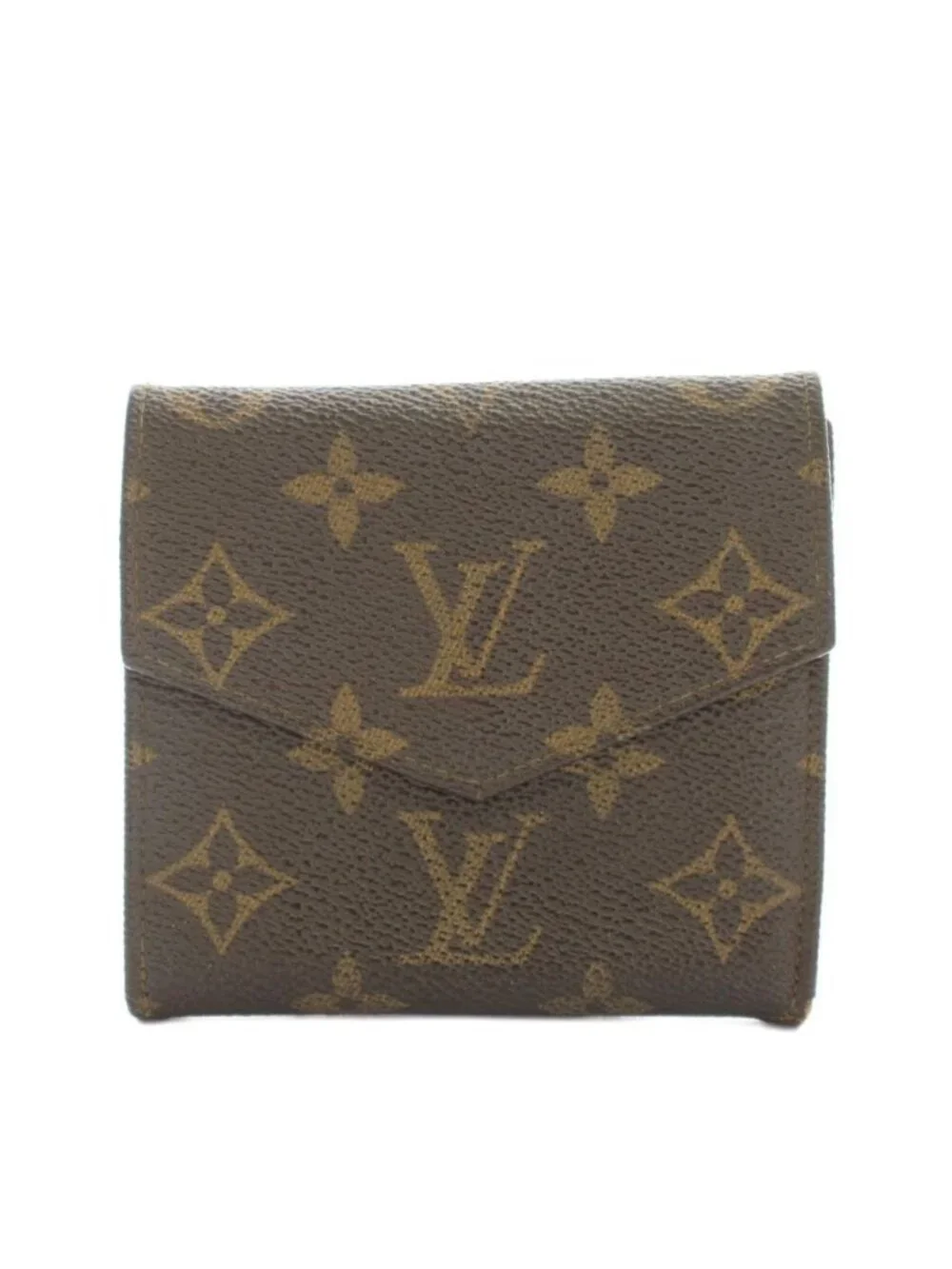 Louis Vuitton Porte-Monnaie Billets Cult Cles Monogram Bifold Wallet Brown YM